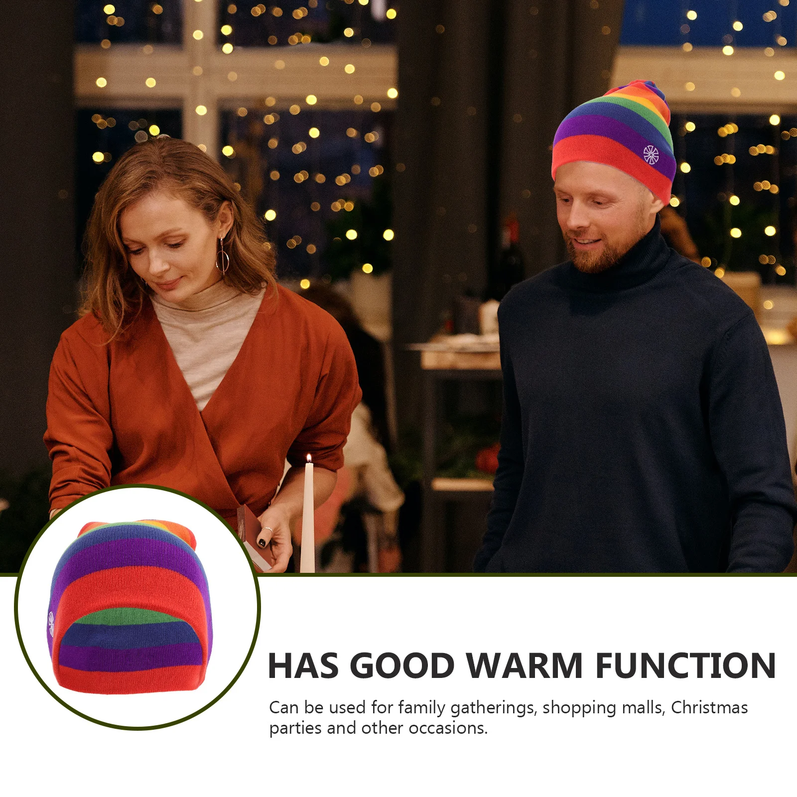 Skiing Hat Winter Warm Hats Knitted Cap Cold Weather Wear Acrylic Fiber Gentle Touch Easy Clean Safe Comfortable Fit Family
Skiing Hat Winter Warm Hats Knitted Cap Cold Weather Wear Acrylic Fiber Gentle Touch Easy Clean Safe Comfortable Fit Family