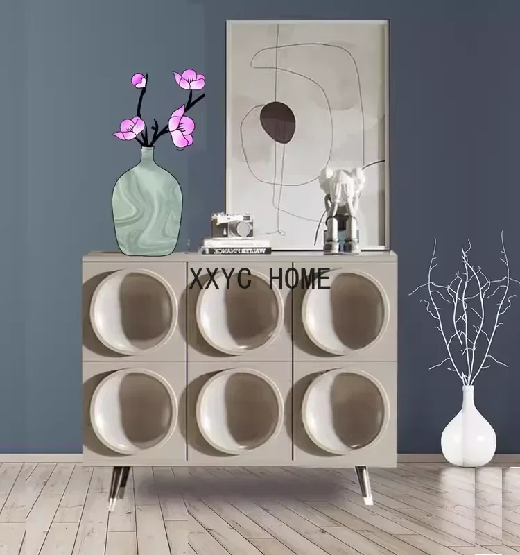 Painted Solid Wood Sideboard Home Entryway Cabinet
Painted Solid Wood Sideboard Home Entryway Cabinet