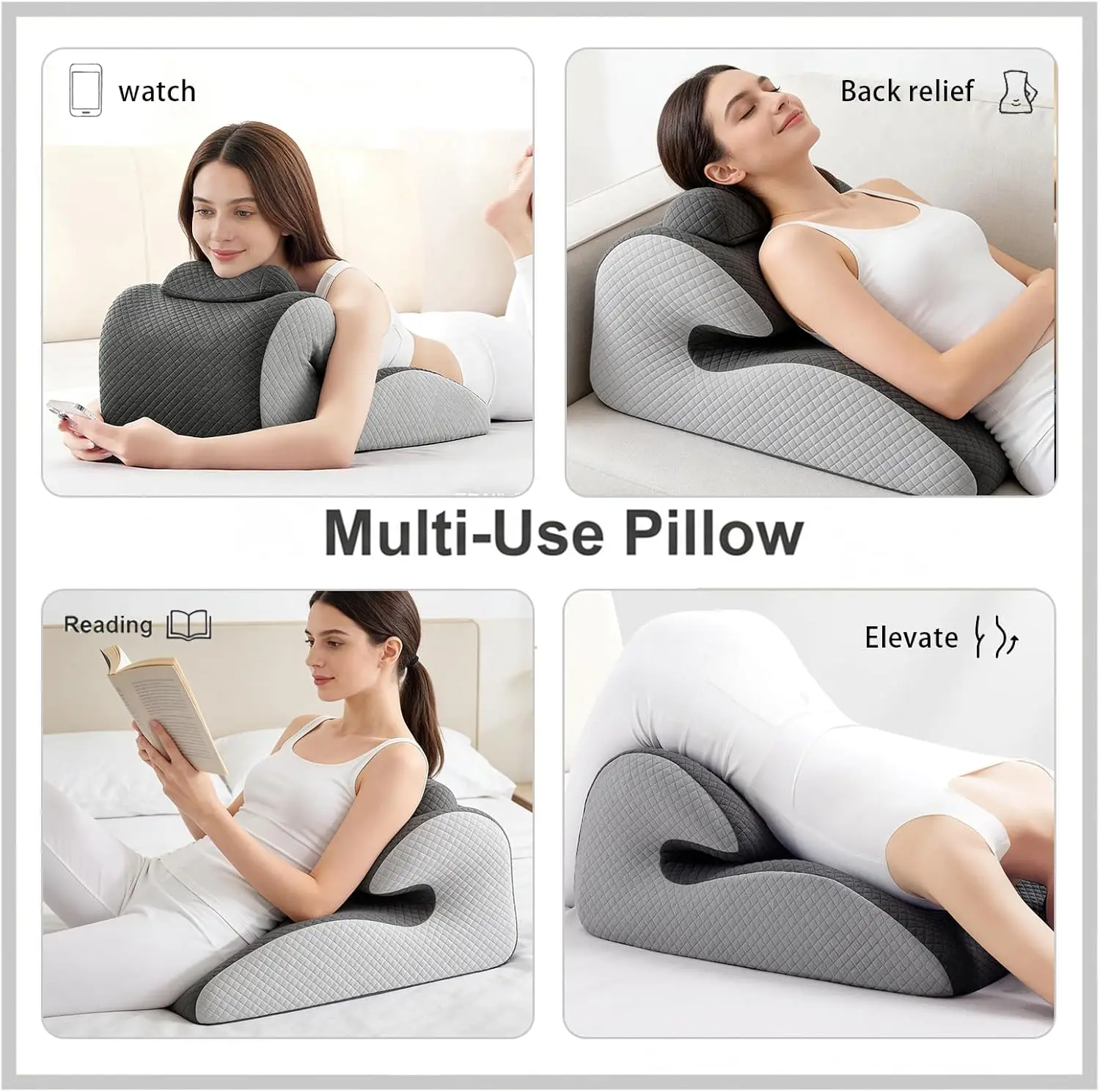 Multi-Functional Ergonomic Bed Pillow Natural Latex Wedge Pillow for Adults Support for Back Pain Relief,Side-Lying Relaxation
Multi-Functional Ergonomic Bed Pillow Natural Latex Wedge Pillow for Adults Support for Back Pain Relief,Side-Lying Relaxation