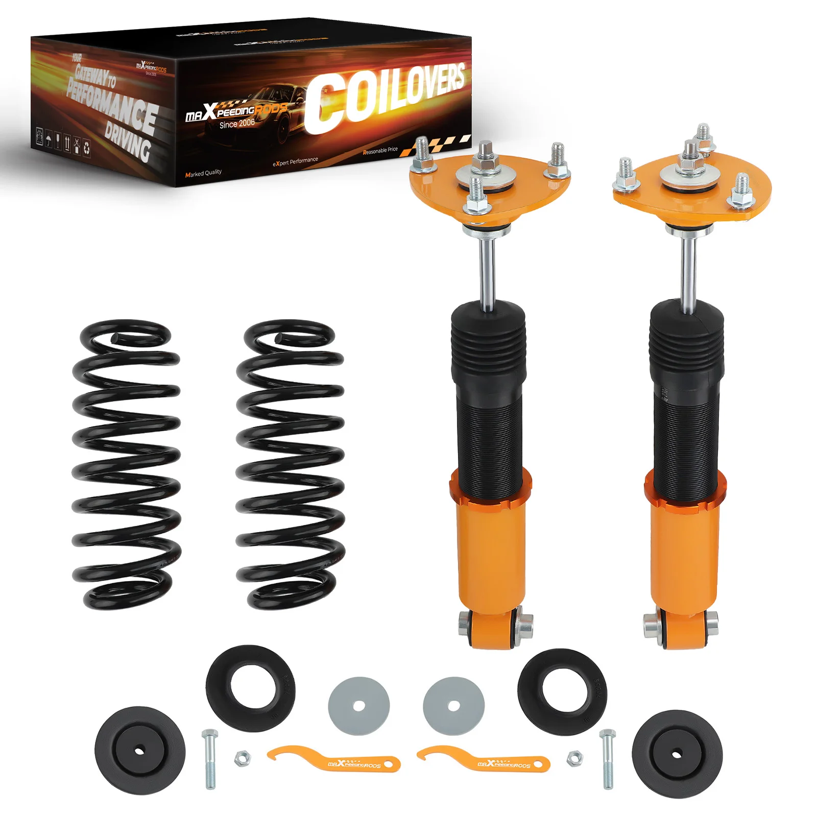 Rear Strut Shock Spring Assembly Kit Set 2pc For BMW X5 E53 Coilovers
Rear Strut Shock Spring Assembly Kit Set 2pc For BMW X5 E53 Coilovers