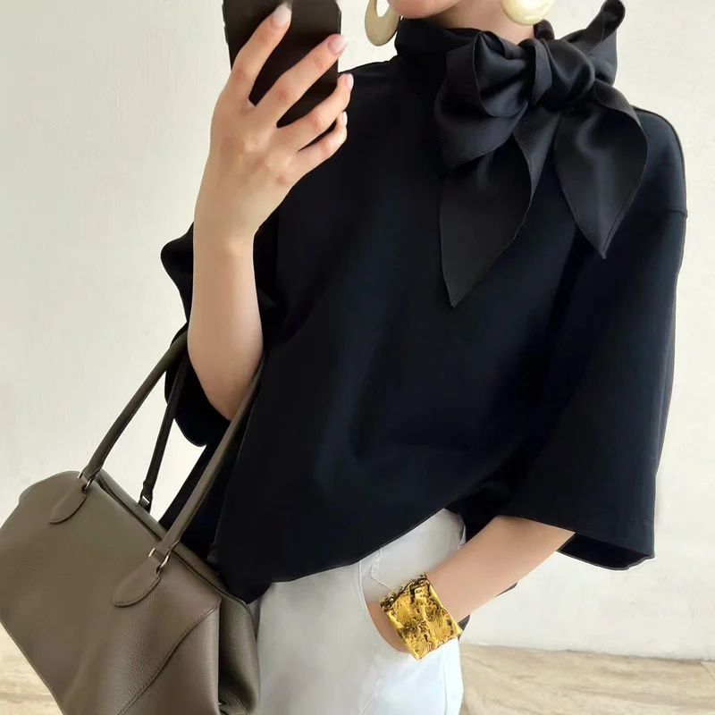 Ele Pearl White Silk Chiffon Top with Sa Faionable Draped Silhouette ort Sve Women's Premium Silk Blend Blouse
Ele Pearl White Silk Chiffon Top with Sa Faionable Draped Silhouette ort Sve Women's Premium Silk Blend Blouse