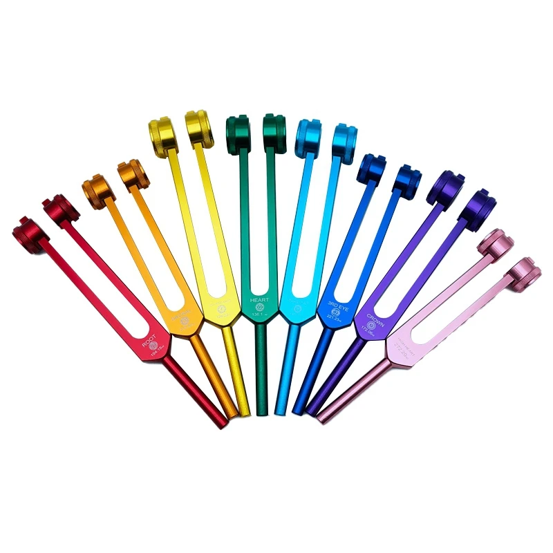 The Colored Chakra Tuning Forks The Frequency Is Perfect Used In Healing To Keep The Body, Mind And Spirit In Perfect Harmony
The Colored Chakra Tuning Forks The Frequency Is Perfect Used In Healing To Keep The Body, Mind And Spirit In Perfect Harmony