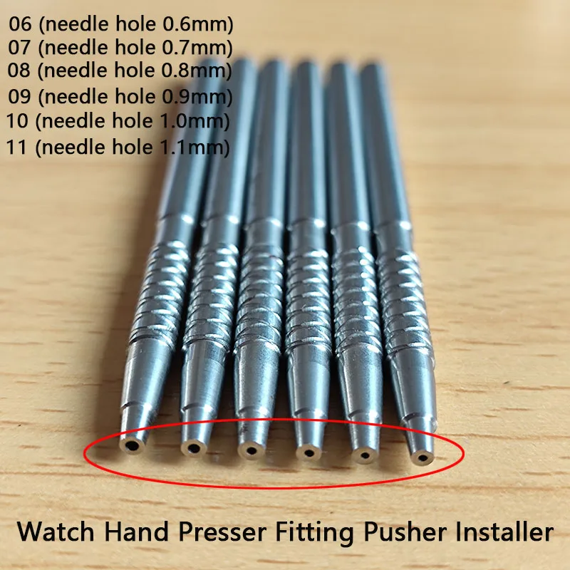 1Pcs 0.6-1.1mm Stainless Steel Watch Hands Presser Fitting Pusher Installer Special watch repair tool for watch repairmen
1Pcs 0.6-1.1mm Stainless Steel Watch Hands Presser Fitting Pusher Installer Special watch repair tool for watch repairmen