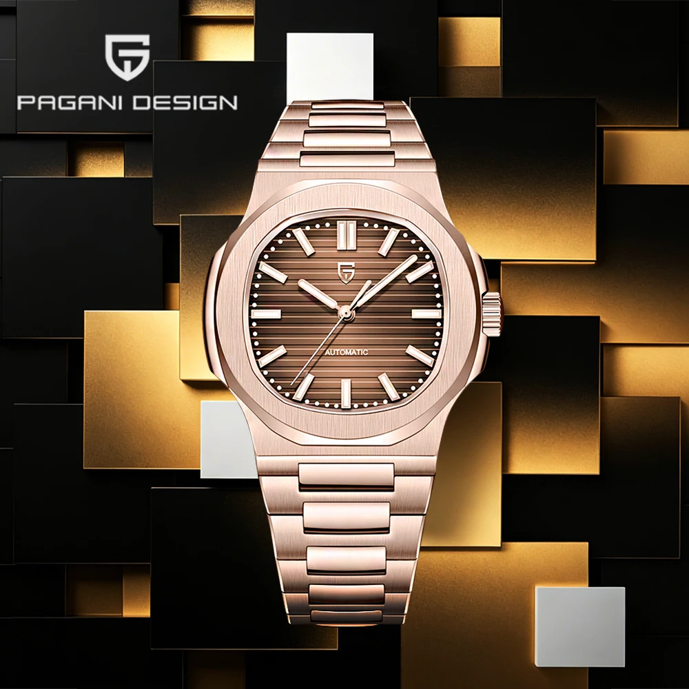 Pagani design watch top luxury Rose gold men's mechanical watch ST6 automatic watch luminous waterproof Sapphire 2026men watches
Pagani design watch top luxury Rose gold men's mechanical watch ST6 automatic watch luminous waterproof Sapphire 2026men watches