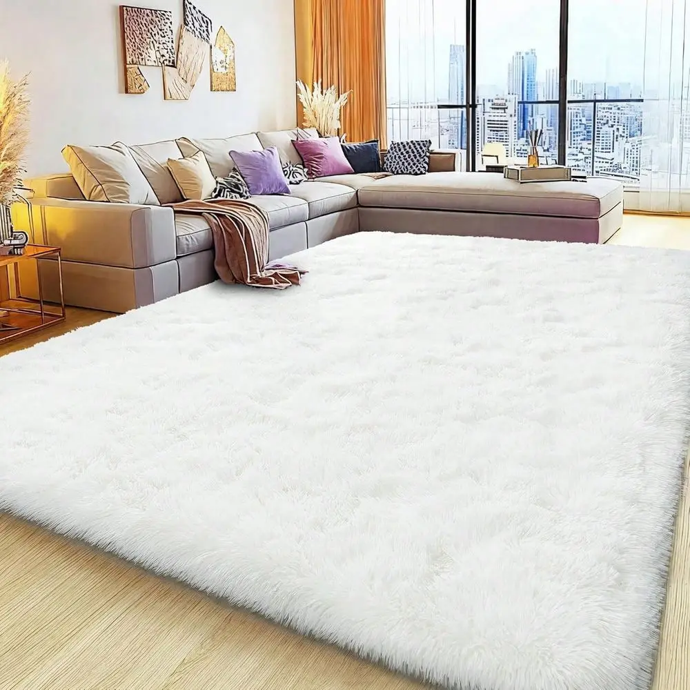 Rugs For Living Room, Large Fluffy Cream White Rug For Bedroom, Soft Shag Shaggy Fuzzy Carpets For Boys And Girls Dorm Room Hom
Rugs For Living Room, Large Fluffy Cream White Rug For Bedroom, Soft Shag Shaggy Fuzzy Carpets For Boys And Girls Dorm Room Hom