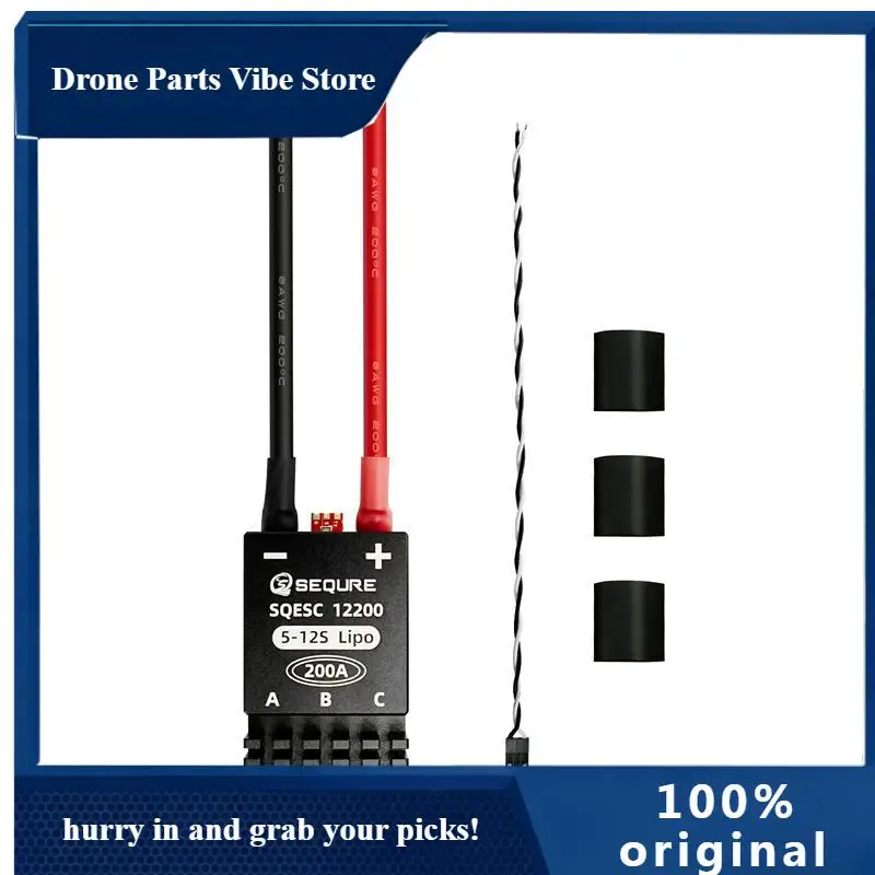 Бесщеточный электронный регулятор скорости APSEQURE 12200 5-12S 200A и провод 8AWG BLHeli_32 | AM32 для многороторных летательных аппаратов, лодок, радиоуправляемых моделей
Бесщеточный электронный регулятор скорости APSEQURE 12200 5-12S 200A и провод 8AWG BLHeli_32 | AM32 для многороторных летательных аппаратов, лодок, радиоуправляемых моделей
