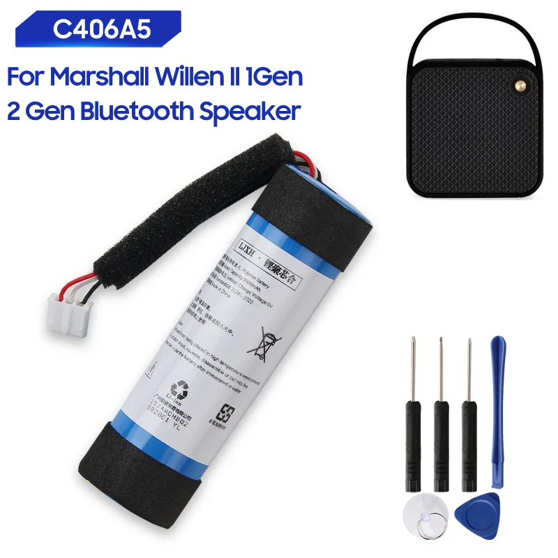 Battery C406A5 For Marshall Willen II 2 Gen Outdoor Bluetooth Speaker
Battery C406A5 For Marshall Willen II 2 Gen Outdoor Bluetooth Speaker