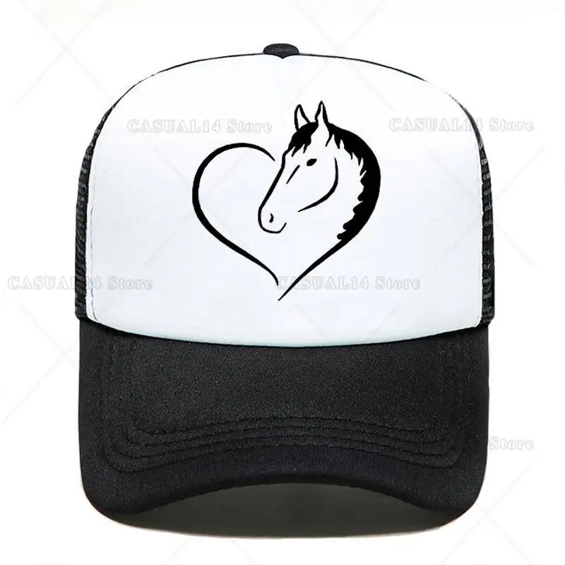 Love Riding Horse Funny Printed Women Men Baseball Cap Summer Horse Girl Outdoor Sun Hat Adjustable Sports caps in Mesh Hat
Love Riding Horse Funny Printed Women Men Baseball Cap Summer Horse Girl Outdoor Sun Hat Adjustable Sports caps in Mesh Hat