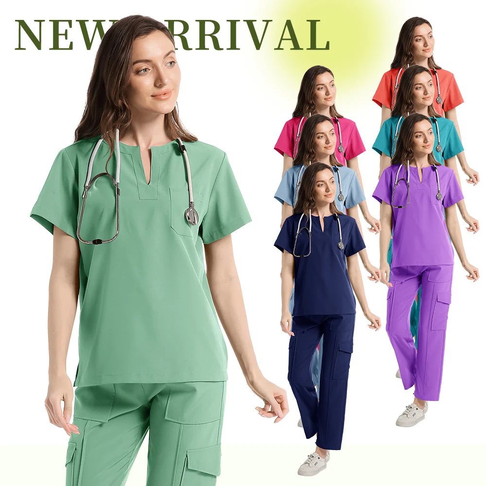 New Scrubs Women Beauty Salon SPA Uniforms Pet Clinic Store Veterinary Dentistry Work Clothes Set Medical Nurse Uniform Unisex
New Scrubs Women Beauty Salon SPA Uniforms Pet Clinic Store Veterinary Dentistry Work Clothes Set Medical Nurse Uniform Unisex