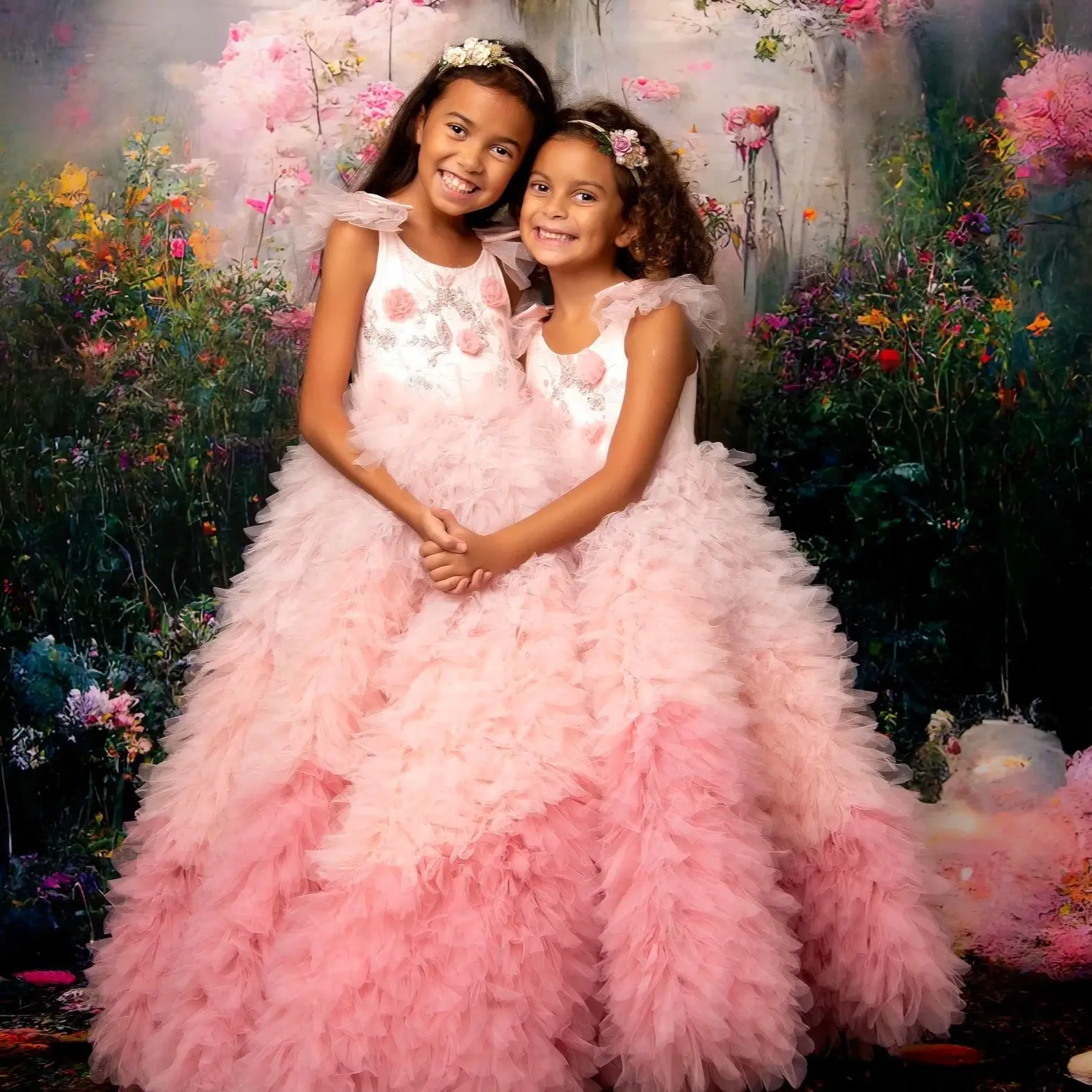 Ombre Pink Girls Birthday Dresses Puffy Ball Gown Flower Girl Dresses for Wedding Party Baby Kids Prom Gowns for Photoshoot
Ombre Pink Girls Birthday Dresses Puffy Ball Gown Flower Girl Dresses for Wedding Party Baby Kids Prom Gowns for Photoshoot