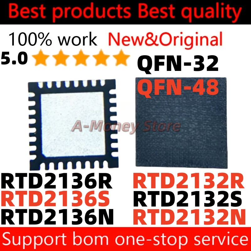 (2pcs)RTD2132S RTD2132R RTD2132N RTD2136N RTD2136S RTD2136R QFN-32 QFN-48
(2pcs)RTD2132S RTD2132R RTD2132N RTD2136N RTD2136S RTD2136R QFN-32 QFN-48