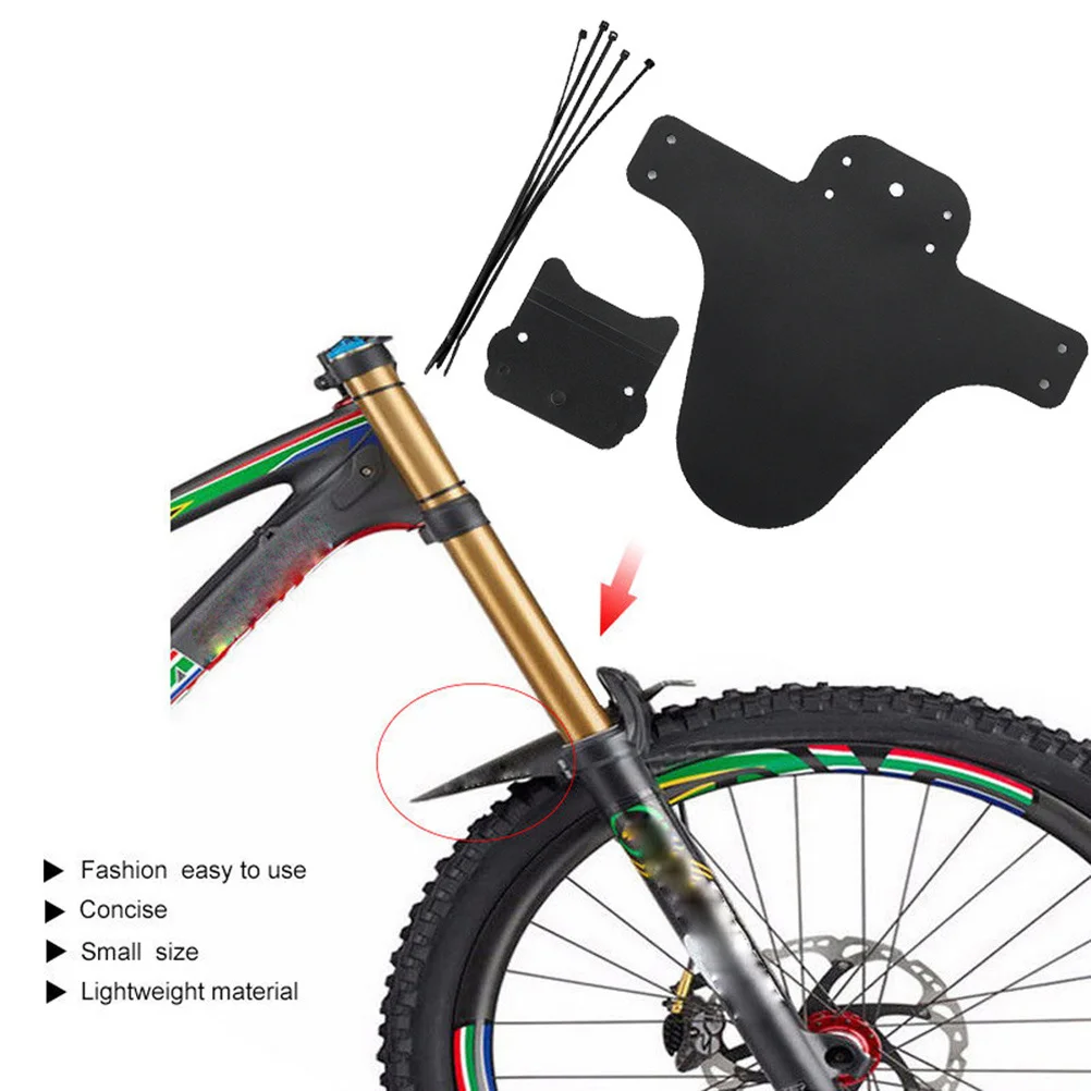 2 set Mudguard For Mountain Bike Front Fork Protection All-Weather Dirt Guard Compatible With Bike Outdoor Riding Mud Guard