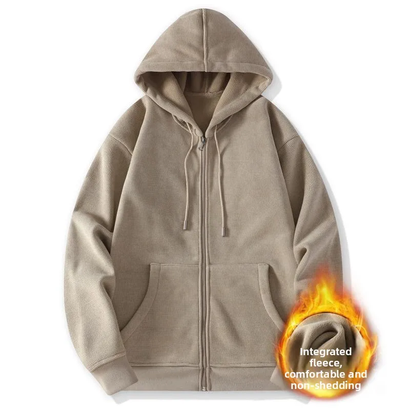 Thiened Fce Zipper Casual Hoodie Men's Winter Windproof Warmth Cardigan Flannel Oversize Sweatirt Long Sve Coat
Thiened Fce Zipper Casual Hoodie Men's Winter Windproof Warmth Cardigan Flannel Oversize Sweatirt Long Sve Coat