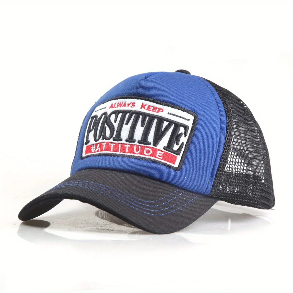 Neutral Hip-hop Sunshade Breathable Mesh Cap POSTTIVE Letter Embroidered Casual Baseball Cap Hiking Sports Outdoor Sunshade Hat
Neutral Hip-hop Sunshade Breathable Mesh Cap POSTTIVE Letter Embroidered Casual Baseball Cap Hiking Sports Outdoor Sunshade Hat