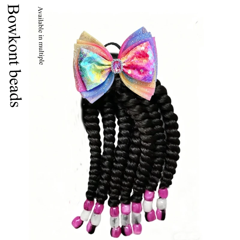 2 Pieces Kids Ponytail With Beads - Box Braids Ponytails Hairstyles for Little Girls Cute Braids with Beads for Black Girls
2 Pieces Kids Ponytail With Beads - Box Braids Ponytails Hairstyles for Little Girls Cute Braids with Beads for Black Girls
