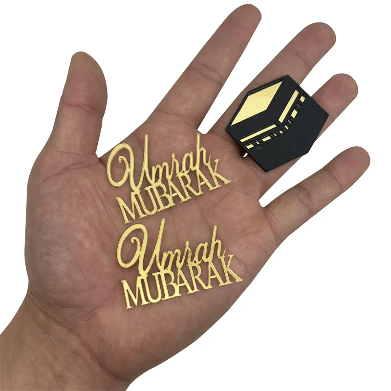 6Pcs Black Gold Acrylic Umrah Mubarak Cupcake Topper Ramadan Kareem Home 2026 Islamic Muslim Party Eid Table Cake Decor Supplies
6Pcs Black Gold Acrylic Umrah Mubarak Cupcake Topper Ramadan Kareem Home 2026 Islamic Muslim Party Eid Table Cake Decor Supplies