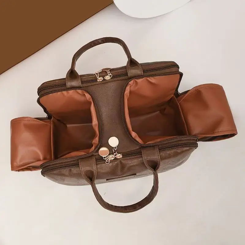 Makeup Bag Cosmetic and Toiletry Bags Vintage Oil Wax Large Capacity Travel Storage Bag Women's Multi-Functional Waterproofl ...
Makeup Bag Cosmetic and Toiletry Bags Vintage Oil Wax Large Capacity Travel Storage Bag Women's Multi-Functional Waterproofl ...
