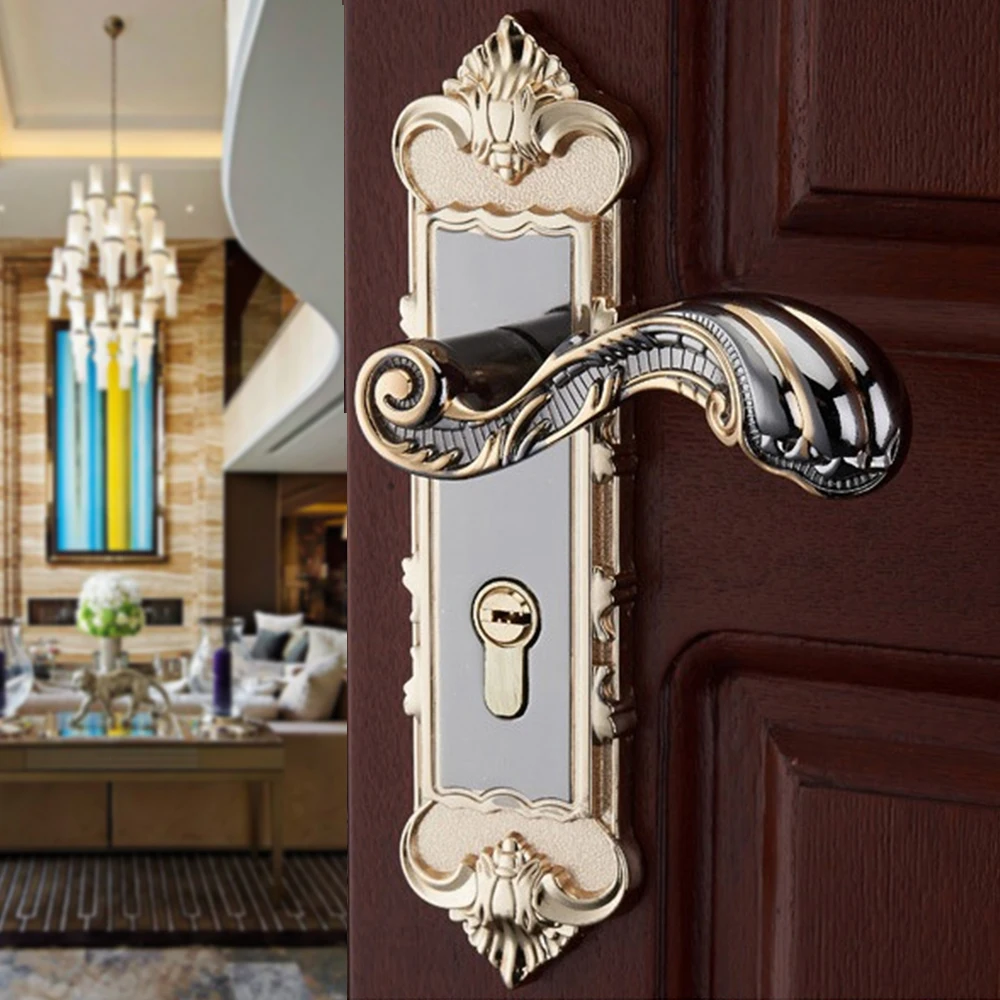 Aluminum Entry Indoor Lever Door Lock Set Bedroom Handle Knob Lockset & Keys
Aluminum Entry Indoor Lever Door Lock Set Bedroom Handle Knob Lockset & Keys