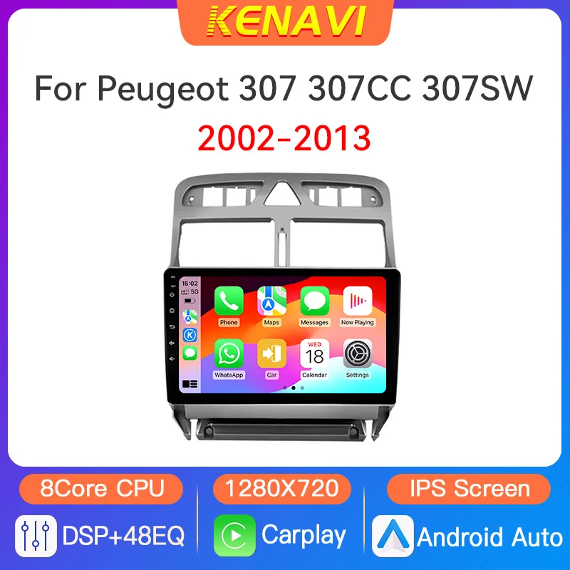 Car Stereo Radio Multimedia Video Player For Peugeot 307 CC SW 2002-2013 GPS Wireless Carplay Android Auto 2din No DVD Head Unit
Car Stereo Radio Multimedia Video Player For Peugeot 307 CC SW 2002-2013 GPS Wireless Carplay Android Auto 2din No DVD Head Unit