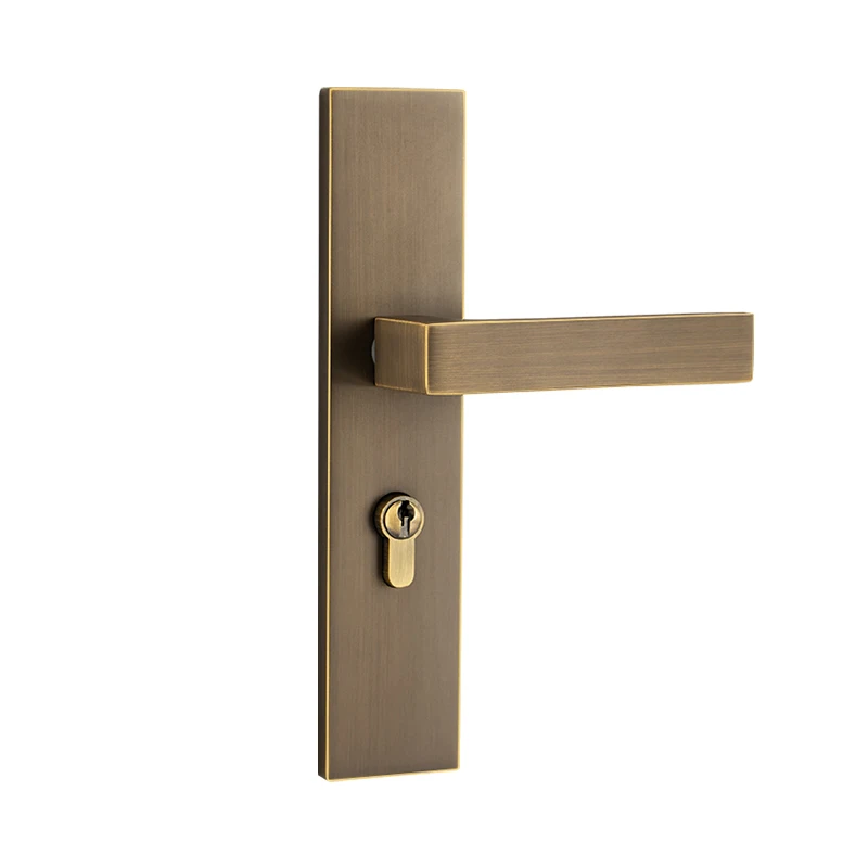 European design model Hardware zinc door handle High-end simple door handle
European design model Hardware zinc door handle High-end simple door handle