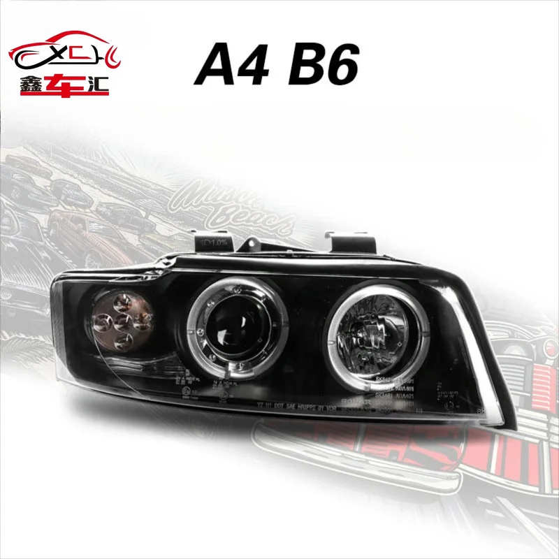 XCH For 2001-2005 Audi A4 B6 headlight assembly upgrade with LED headlights, turn signals, and daytime running lights.
XCH For 2001-2005 Audi A4 B6 headlight assembly upgrade with LED headlights, turn signals, and daytime running lights.
