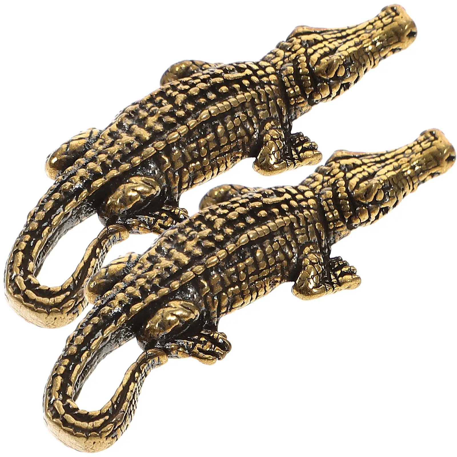 2 Pcs Alligator Charms Brass Keychain Pendant Copper DIY Jewelry Lightweight Bag Ornament Durable Practical Long
2 Pcs Alligator Charms Brass Keychain Pendant Copper DIY Jewelry Lightweight Bag Ornament Durable Practical Long