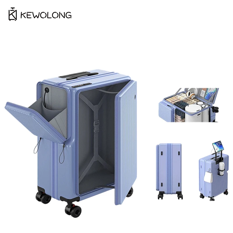 Front Opening Carry On Suitcase, Side-Lid Hard Shell Travel Luggage with TSA Lock, Lightweight Spinner Suitcase
Front Opening Carry On Suitcase, Side-Lid Hard Shell Travel Luggage with TSA Lock, Lightweight Spinner Suitcase