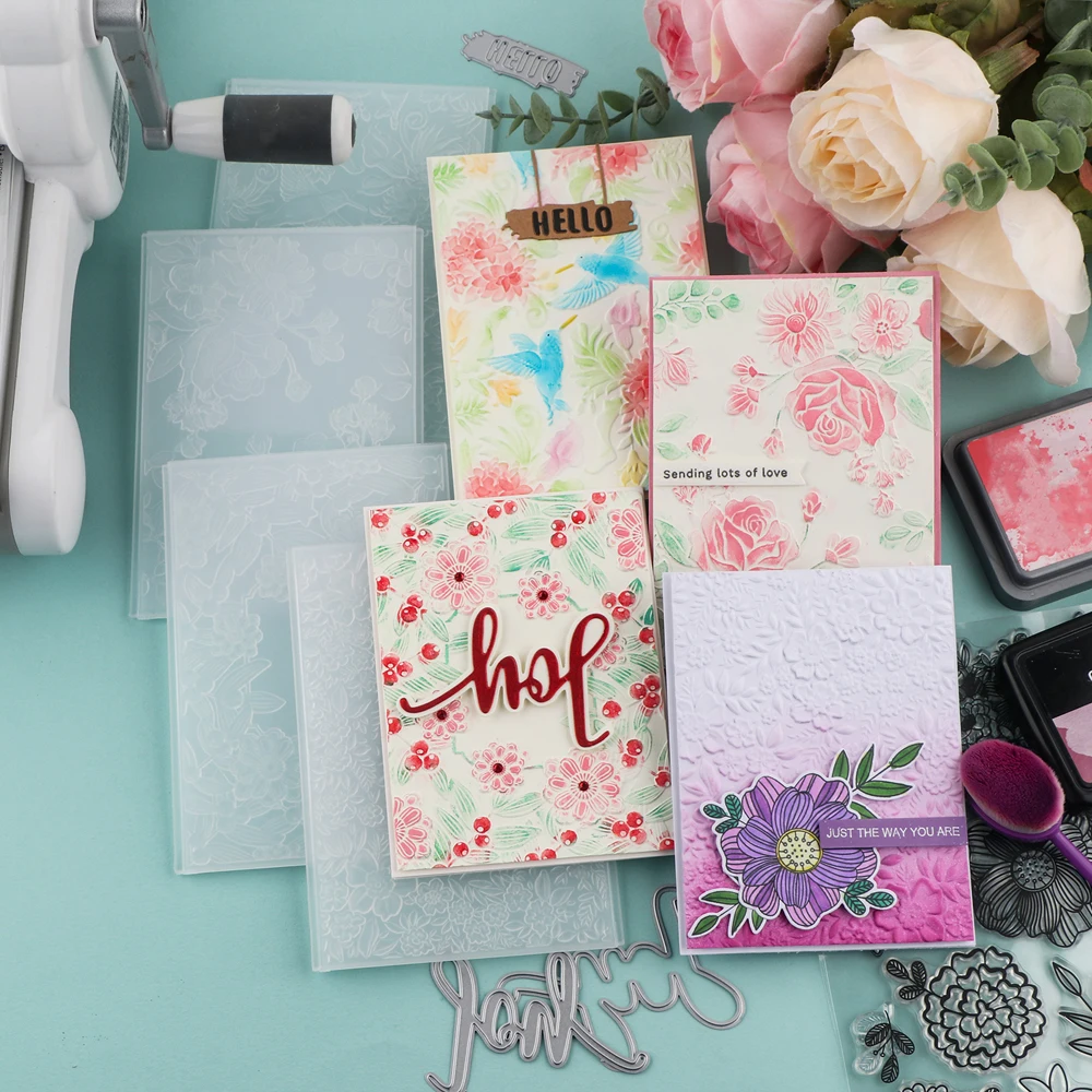 Four Petal Floral 3D Embossing Folder Spring Medley Texture Fades Background Template for Card Making Scrapbooking Paper Craft
Four Petal Floral 3D Embossing Folder Spring Medley Texture Fades Background Template for Card Making Scrapbooking Paper Craft