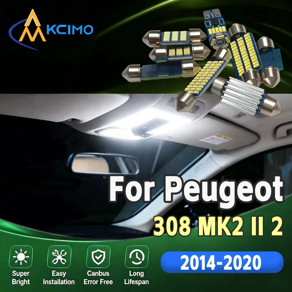 For Peugeot 308 MK2 II 2 2014-2020 Vehicle Specific Canbus LED Interior Map Light Bulbs Easy Install Indoor Lamp Accessories
For Peugeot 308 MK2 II 2 2014-2020 Vehicle Specific Canbus LED Interior Map Light Bulbs Easy Install Indoor Lamp Accessories