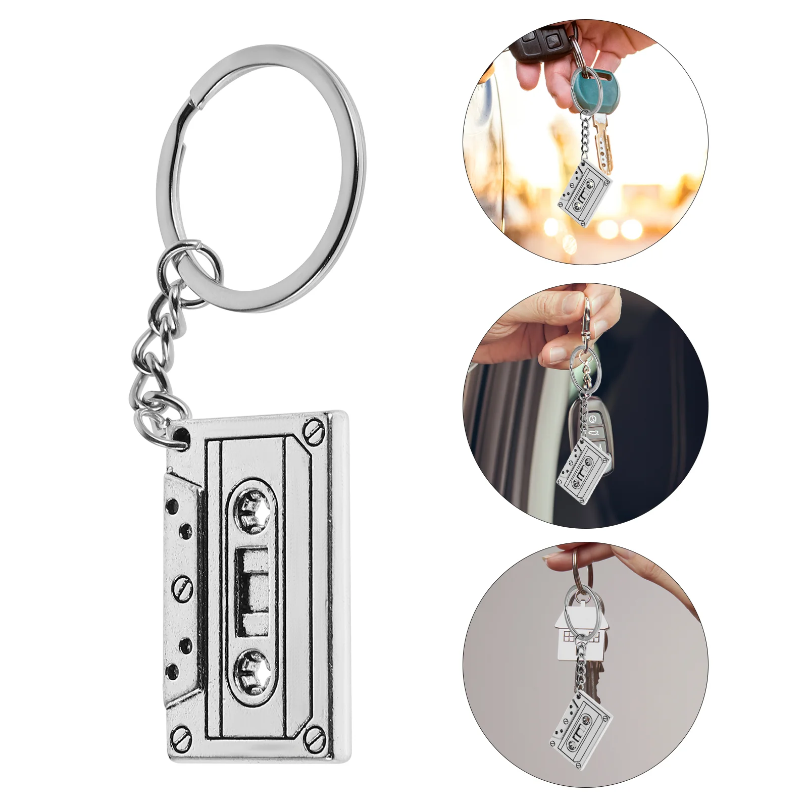 5pcs Retro Cassette Keychain Vintage Necklace Pendant Alloy Tape Decor Wallet Accessory Car Radio Jewelry Girls
5pcs Retro Cassette Keychain Vintage Necklace Pendant Alloy Tape Decor Wallet Accessory Car Radio Jewelry Girls