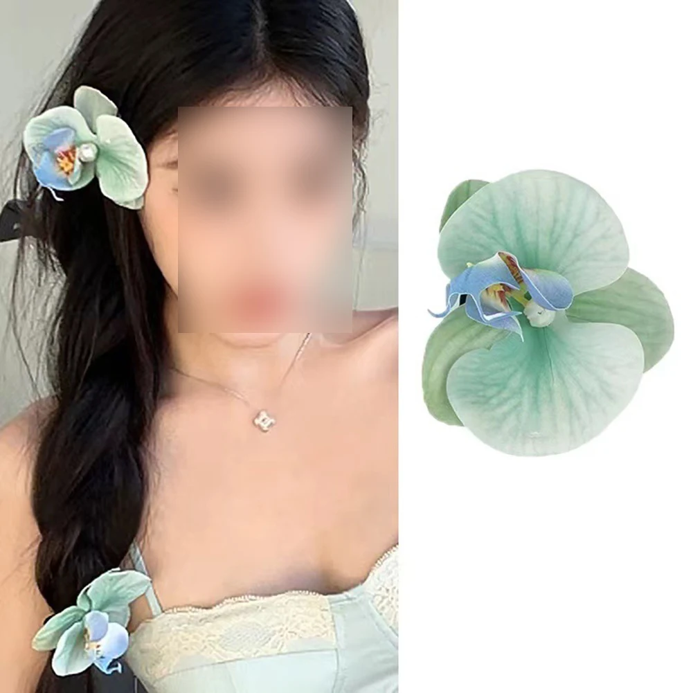 Compact Hair Clip Butterfly Orchid Barrette Casual Gatherings Simulated Flower Accent Versatile Hair Accessory
Compact Hair Clip Butterfly Orchid Barrette Casual Gatherings Simulated Flower Accent Versatile Hair Accessory