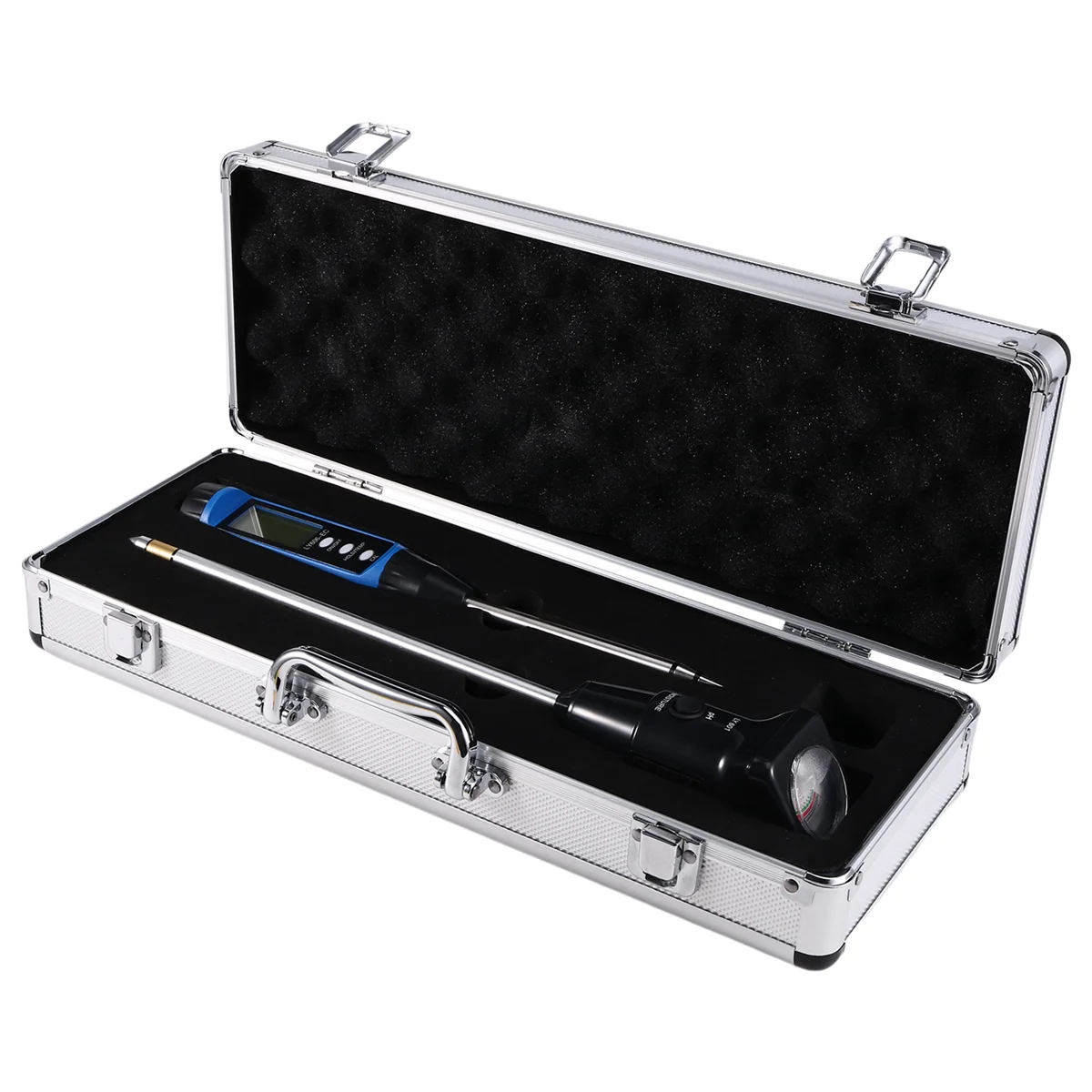 A04I Soil Nutrient Meter Quick-Acting Nitrogen Analyzer Fertility Tester Gardening Agriculture LED Soil Tester LY606+LY601
A04I Soil Nutrient Meter Quick-Acting Nitrogen Analyzer Fertility Tester Gardening Agriculture LED Soil Tester LY606+LY601