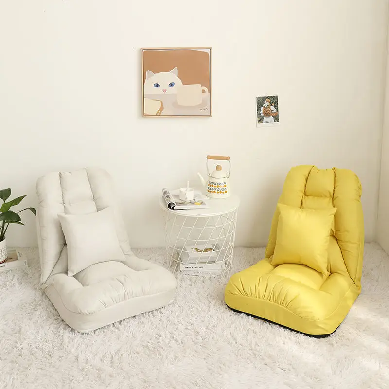 The backrest seat on the lazy sofa Japanese tatami single bed can be removed and washed
The backrest seat on the lazy sofa Japanese tatami single bed can be removed and washed