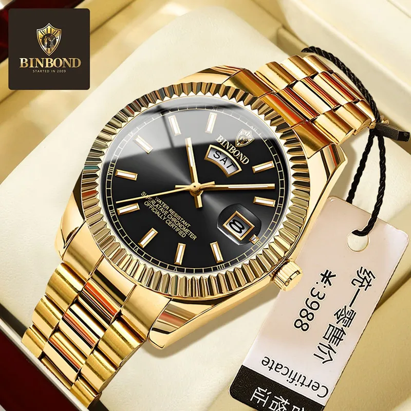 BINBOND 0733 Роскошные мужские кварцевые часы, повседневные водонепроницаемые часы с ночником и календарем, мужские кварцевые часы Relogio Masculino
BINBOND 0733 Роскошные мужские кварцевые часы, повседневные водонепроницаемые часы с ночником и календарем, мужские кварцевые часы Relogio Masculino