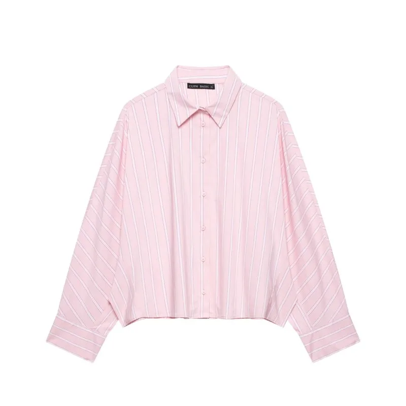 HipSeam Women's Striped Shirt with Wide Armholes New 2026 Summer Casual Turn-down Collar Long Sleeve Blouses Casual Female Tops
HipSeam Women's Striped Shirt with Wide Armholes New 2026 Summer Casual Turn-down Collar Long Sleeve Blouses Casual Female Tops