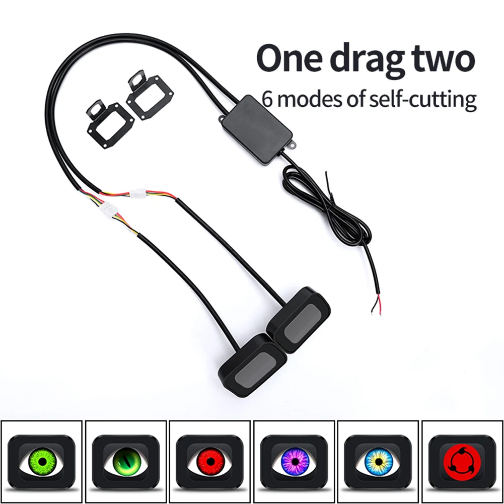Motorcycle LED Devil Eye Lights with 6 Switchable Modes for Enhanced Vehicle Aesthetics and Dynamic Lighting Effects
Motorcycle LED Devil Eye Lights with 6 Switchable Modes for Enhanced Vehicle Aesthetics and Dynamic Lighting Effects