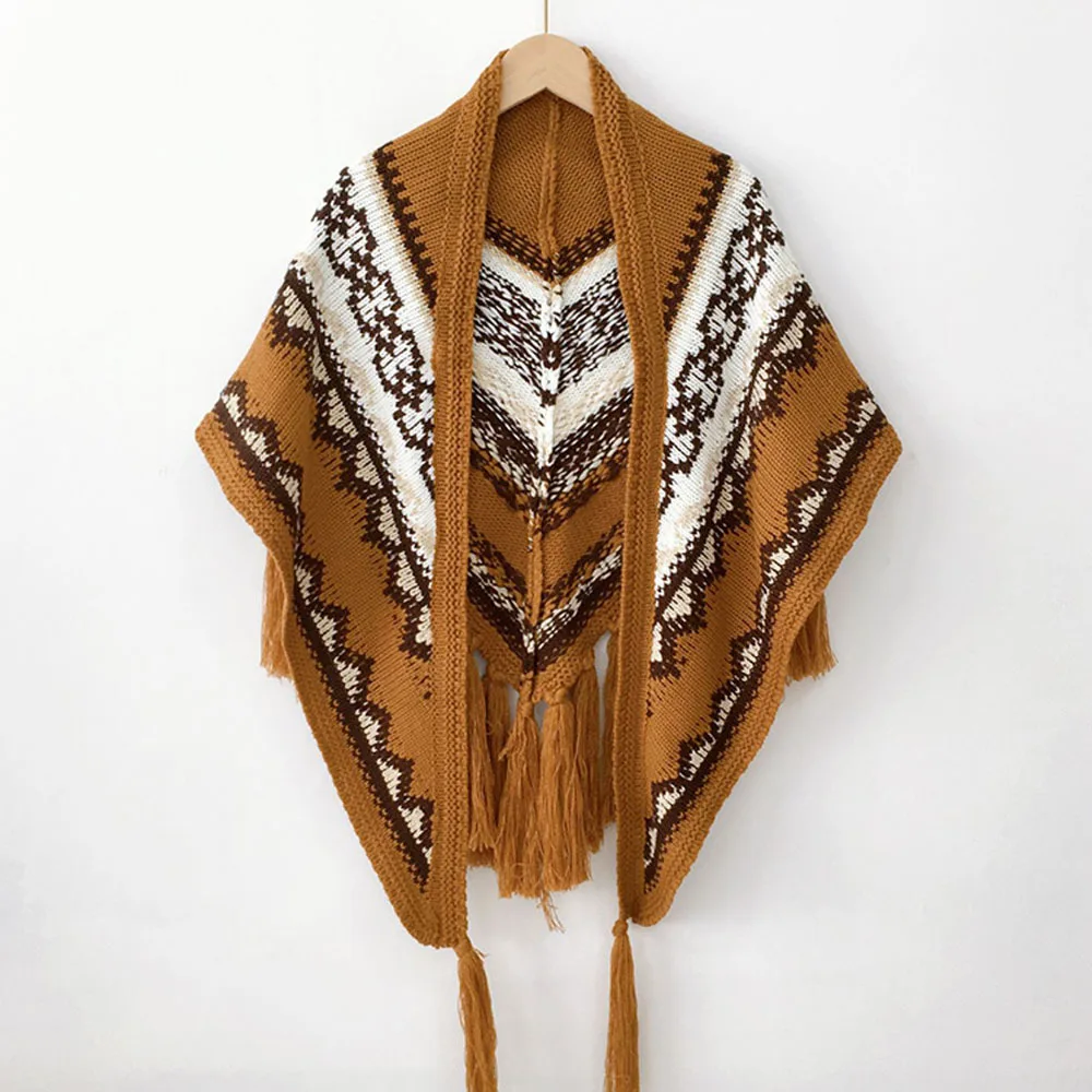 Autumn Ethnic Style Poncho For Women Bohemian Braid Tassel Cape For Women Beach Travel Photography Shawl Ladies Elegant Cloak
Autumn Ethnic Style Poncho For Women Bohemian Braid Tassel Cape For Women Beach Travel Photography Shawl Ladies Elegant Cloak