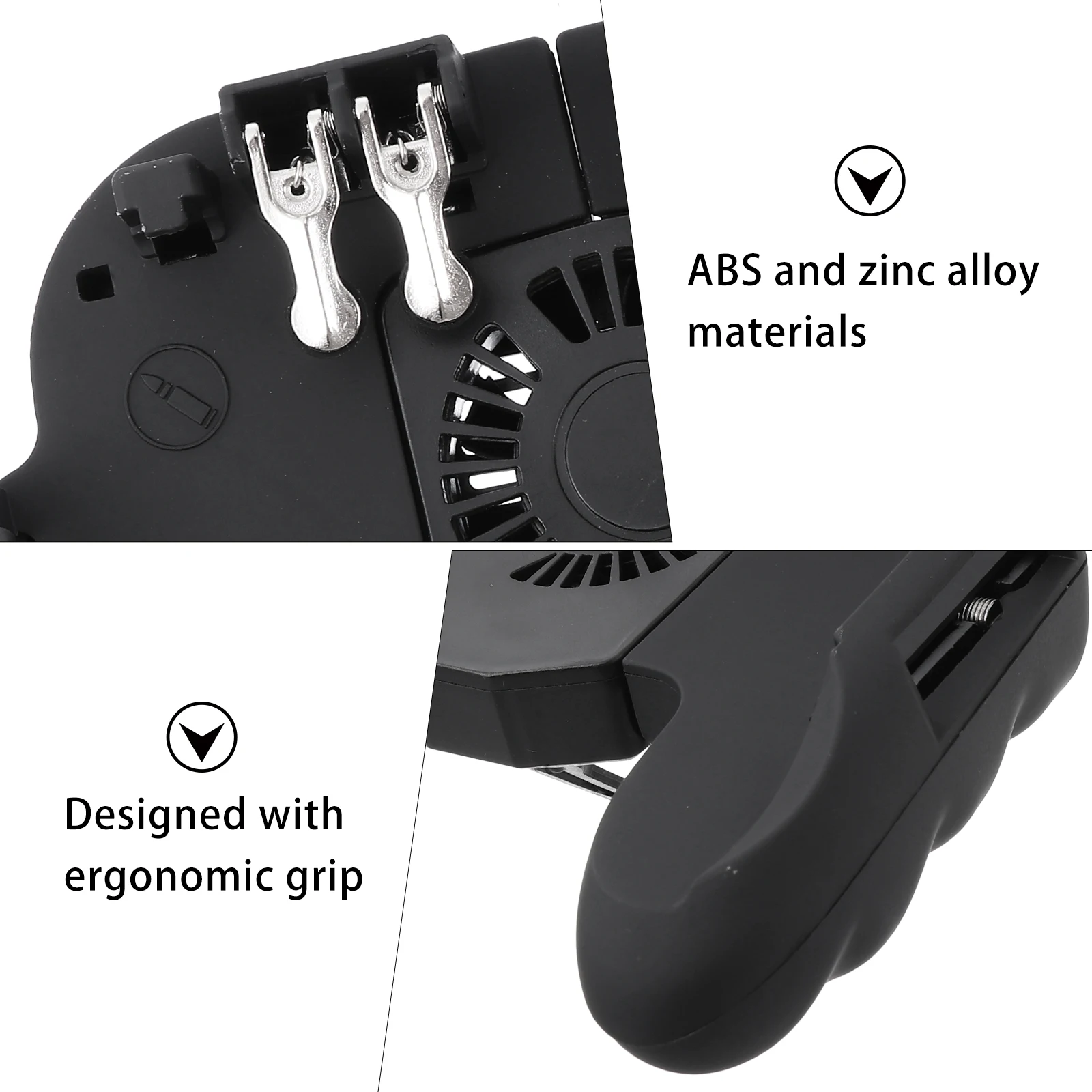 Ergonomic Mobile Controller 6.5 Inch Anti-Slip Handle Spring Tension Clamp 6-Finger Linkage Design Non-Blocking View for
Ergonomic Mobile Controller 6.5 Inch Anti-Slip Handle Spring Tension Clamp 6-Finger Linkage Design Non-Blocking View for