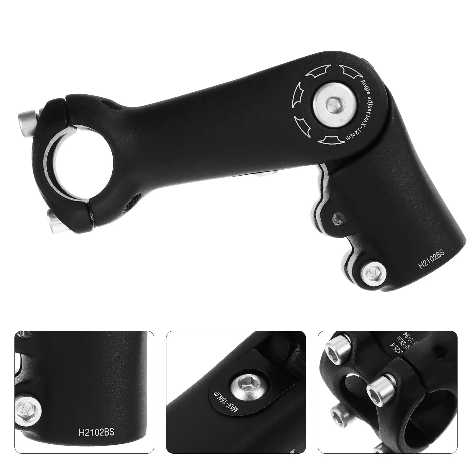 1pc Handlebar Raiser Aluminum Alloy Extender Bike Stem Riser For Mountain Bike Long Distance Riding Stem Riser Adapter