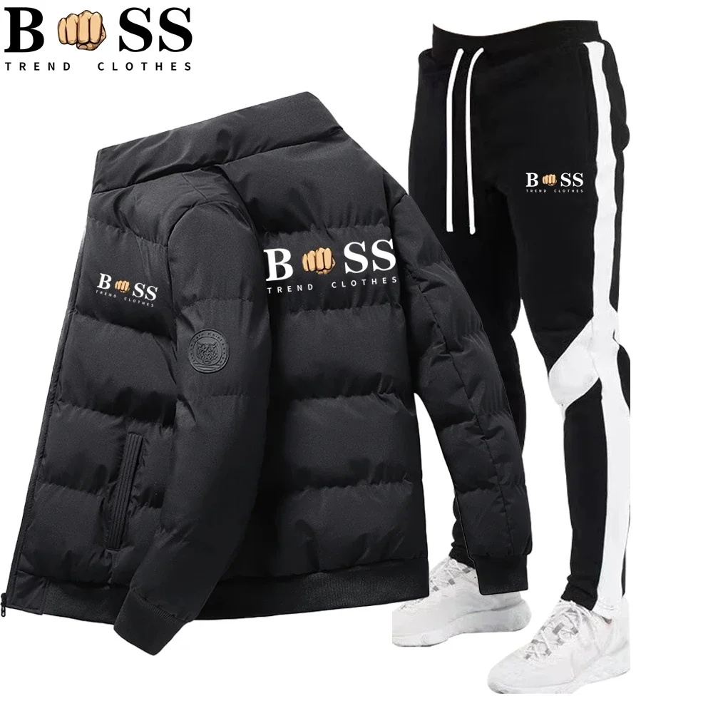 2024 Men's Jackets Fashion Winter Korean Men's Fashion Warm New Windproof High Quality Polyester Zipper Jacket and Pants 2-p
2024 Men's Jackets Fashion Winter Korean Men's Fashion Warm New Windproof High Quality Polyester Zipper Jacket and Pants 2-p