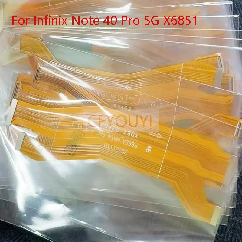 Для Infinix Note 40 Pro 5G X6851/Note 40 Pro 4G X6850 гибкий кабель для материнской платы, запасная часть
Для Infinix Note 40 Pro 5G X6851/Note 40 Pro 4G X6850 гибкий кабель для материнской платы, запасная часть