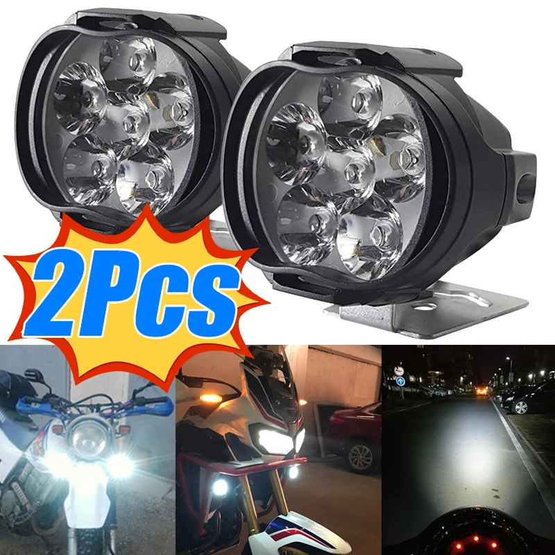 2Pcs 6 LED High Bright Spot Light Waterproof Motorcycle Headlight Auxiliary Lamp Spotlights Fog Bulb Work Lights Control Switch
2Pcs 6 LED High Bright Spot Light Waterproof Motorcycle Headlight Auxiliary Lamp Spotlights Fog Bulb Work Lights Control Switch
