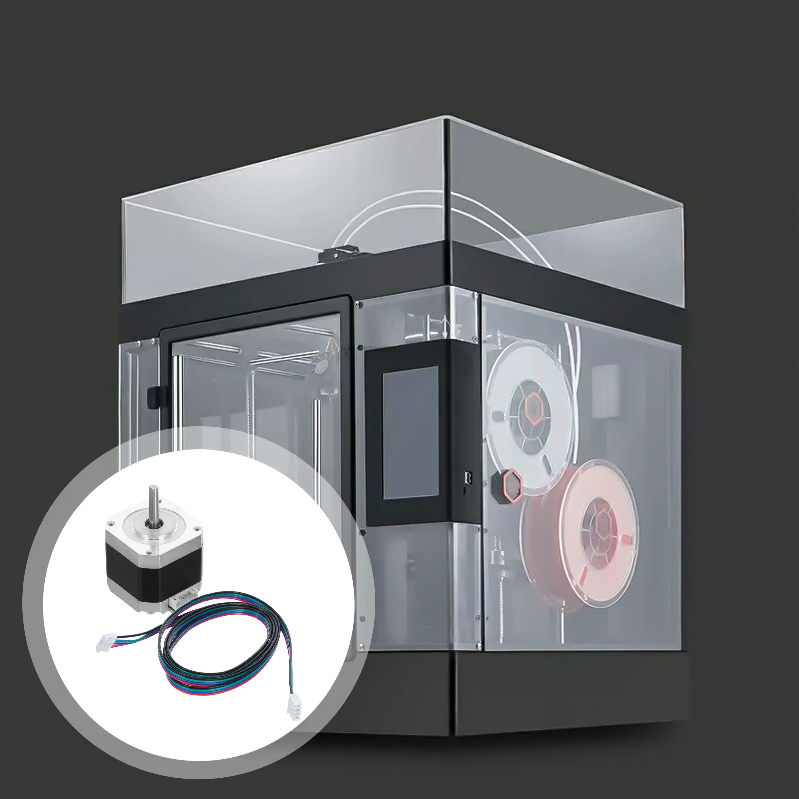 3D Printer Motor 42 Series 1.8 Degree Dc 12V High Torque Stepper Motor Compact Design Stable Torque for 3D Printer Parts
3D Printer Motor 42 Series 1.8 Degree Dc 12V High Torque Stepper Motor Compact Design Stable Torque for 3D Printer Parts