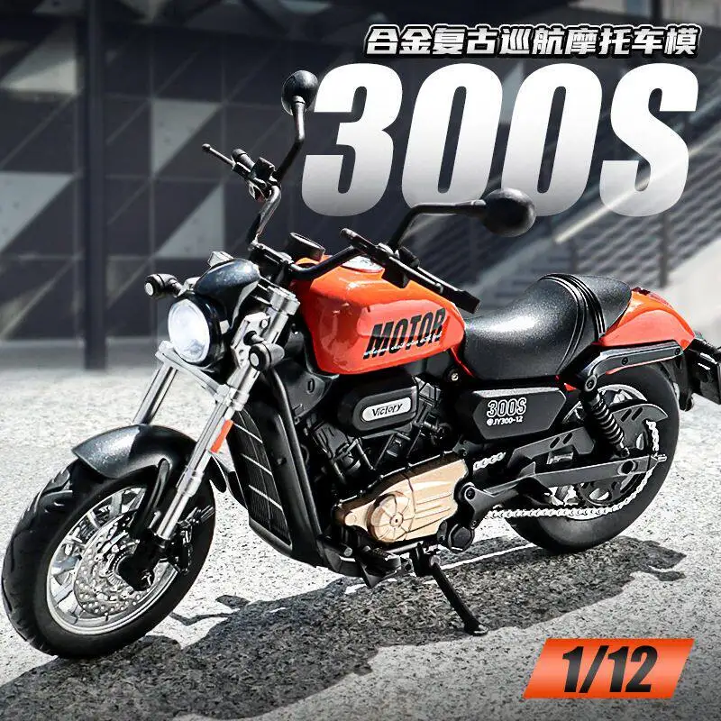 1:12 SHAN 300 Cruising Motorcycle Simulation Diecast Metal Alloy Model car Sound Light Collection Toy Gifts
1:12 SHAN 300 Cruising Motorcycle Simulation Diecast Metal Alloy Model car Sound Light Collection Toy Gifts