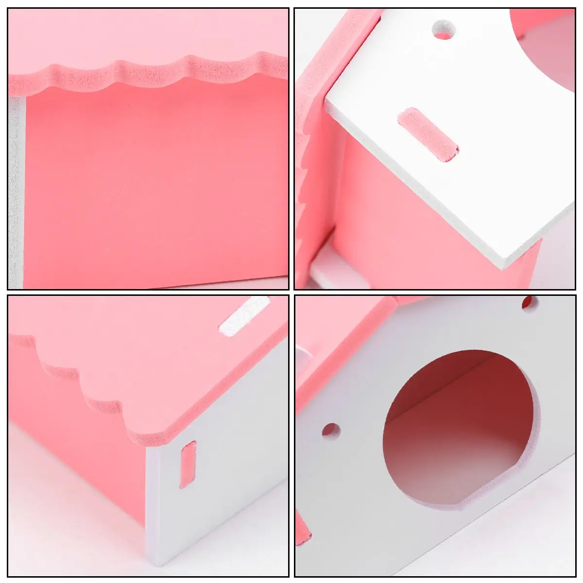 Wooden Hamster House Pet Nest Eco friendly Durable Smooth Surface Washable Pink Color Lightweight Breathing Sleeping Bed
Wooden Hamster House Pet Nest Eco friendly Durable Smooth Surface Washable Pink Color Lightweight Breathing Sleeping Bed