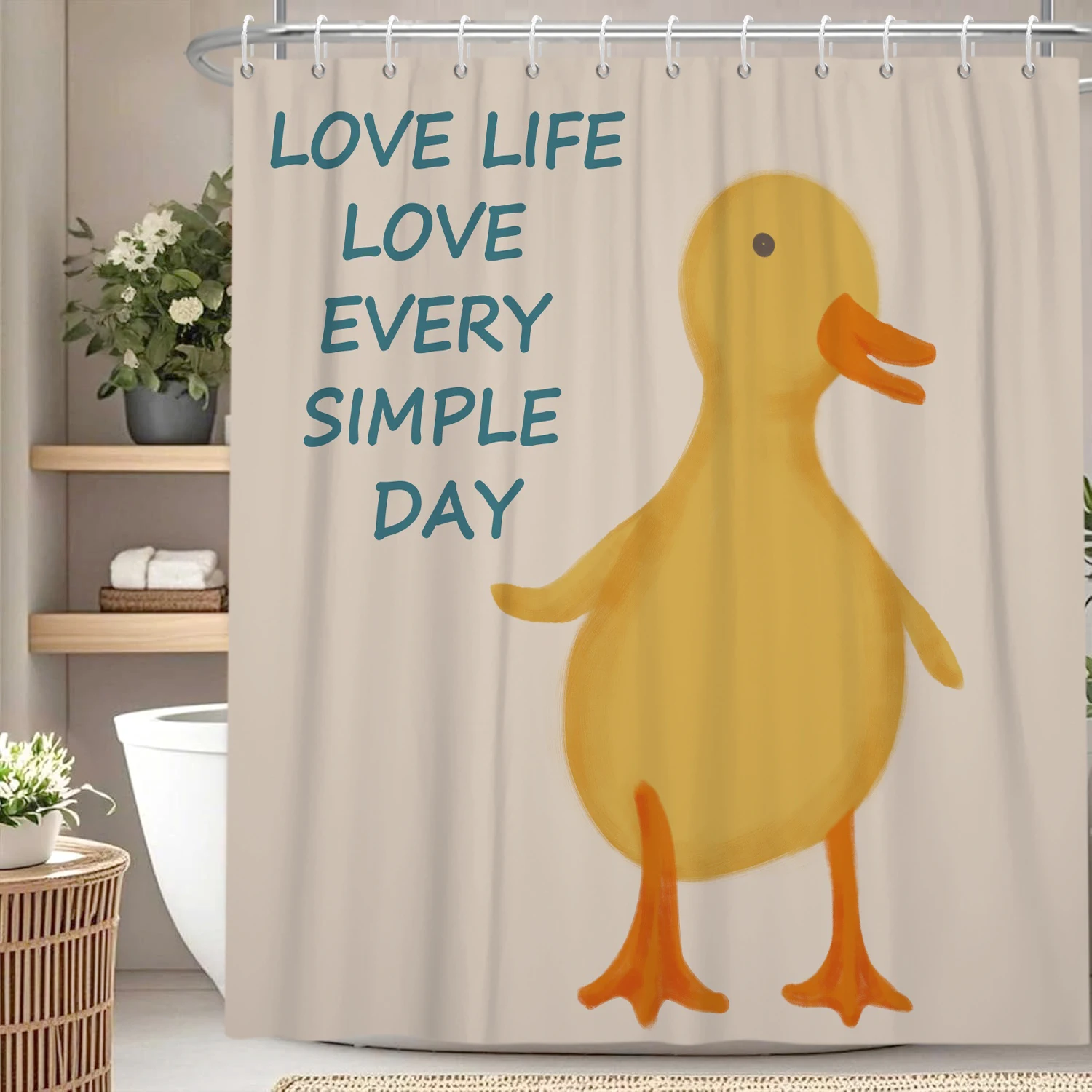 Cute Cartoon Pattern Shower Curtain Funny Lemon Cheese Duck Print Waterproof Bath Curtain For Bathroom Decor Polyester With Hook
Cute Cartoon Pattern Shower Curtain Funny Lemon Cheese Duck Print Waterproof Bath Curtain For Bathroom Decor Polyester With Hook