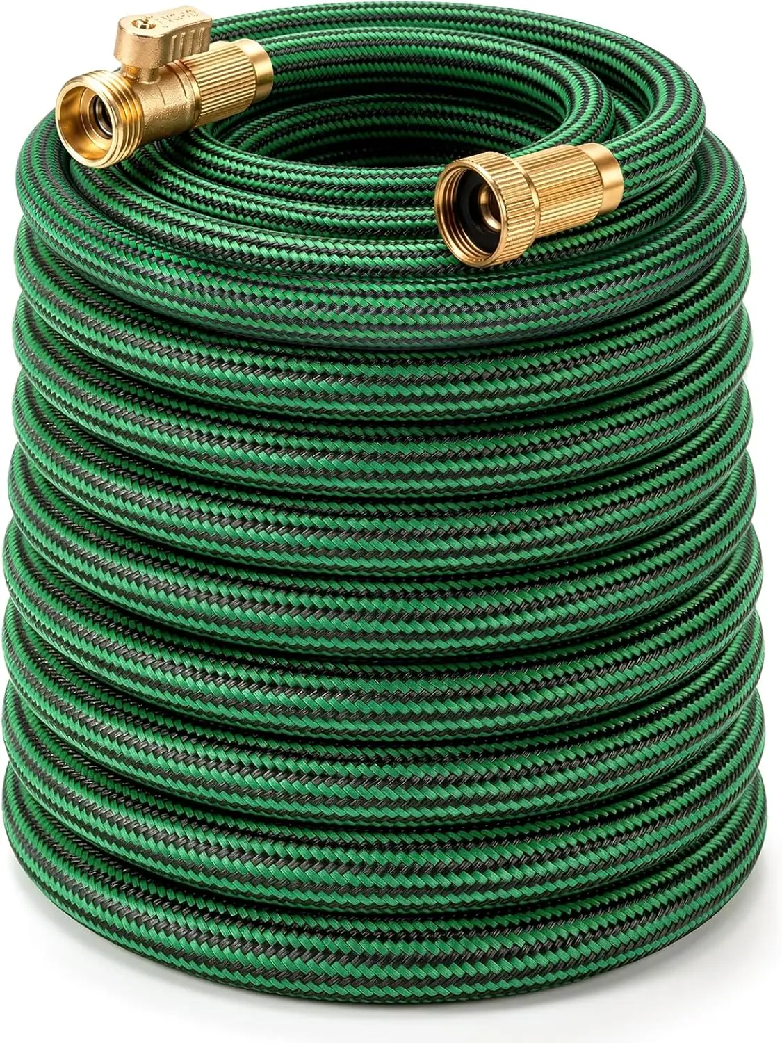 75 ft Heavy Duty Garden Hose, Kink Resistant Flexible Water Hose, Leakproof Brass Fittings
75 ft Heavy Duty Garden Hose, Kink Resistant Flexible Water Hose, Leakproof Brass Fittings