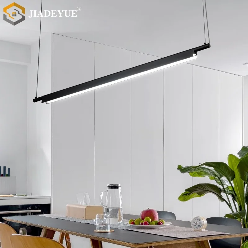 Modern minimalist restaurant pendant light LED gold black long pendant light office household line restaurant light
Modern minimalist restaurant pendant light LED gold black long pendant light office household line restaurant light
