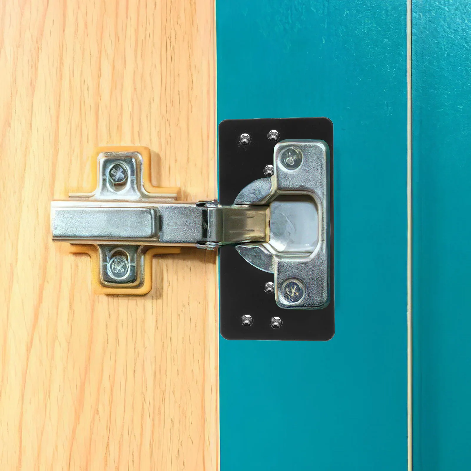 2Pcs Hinge Repair Plates Stainless Steel Thickened Cabinet Door Fixing Plates Repair Kit for Wardrobes Cabinets
2Pcs Hinge Repair Plates Stainless Steel Thickened Cabinet Door Fixing Plates Repair Kit for Wardrobes Cabinets