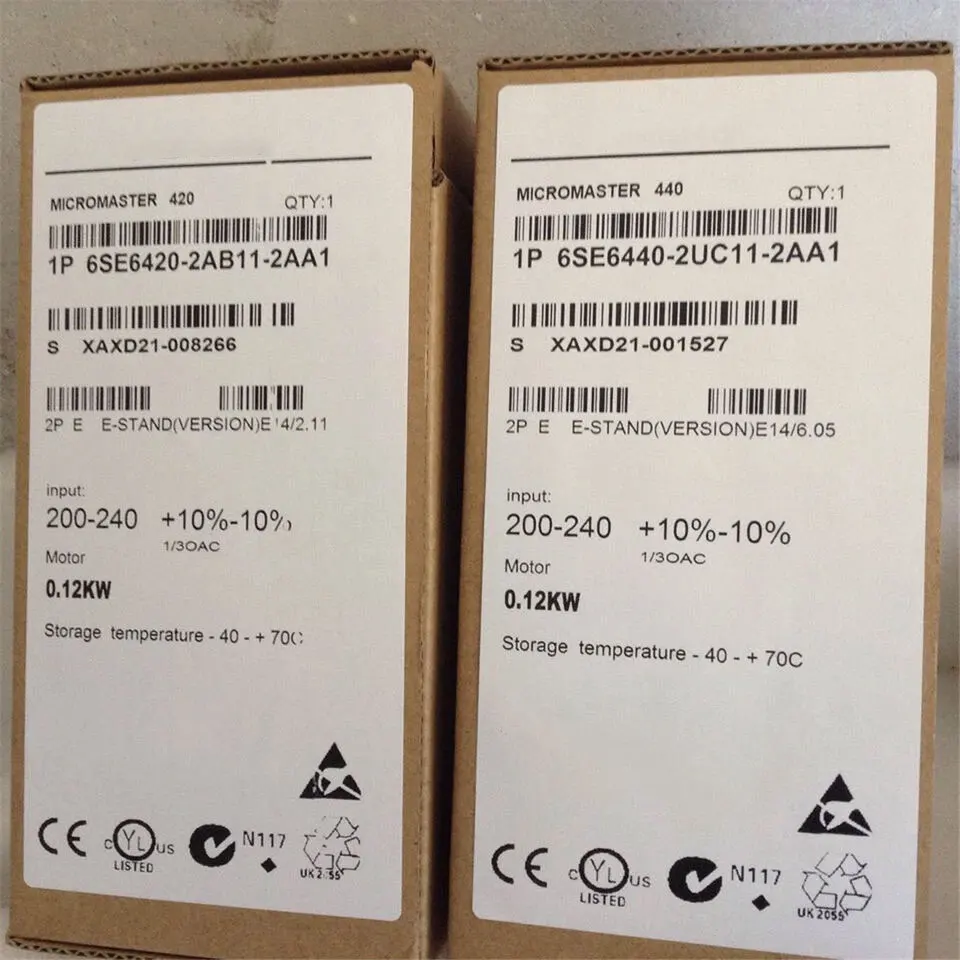 Brand New 6SE6440-2UC11-2AA1 6SE6440-2UC12-5AA1 6SE6440-2UC13-7AA1 6SE6440-2UC15-5AA1 6SE6440-2UC17-5AA1 Warrently One-year
Brand New 6SE6440-2UC11-2AA1 6SE6440-2UC12-5AA1 6SE6440-2UC13-7AA1 6SE6440-2UC15-5AA1 6SE6440-2UC17-5AA1 Warrently One-year